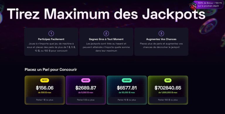 Immerion Casino Jackpot